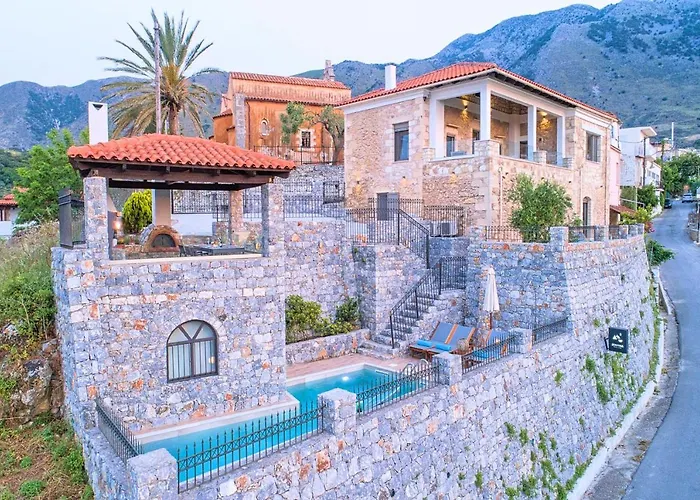 Villa Acrothea Heated Pool