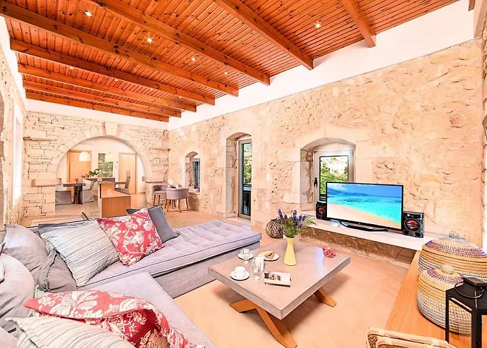 Villa Acrothea Heated Pool