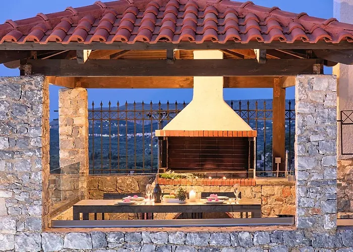 Вилла Acrothea Heated Pool *